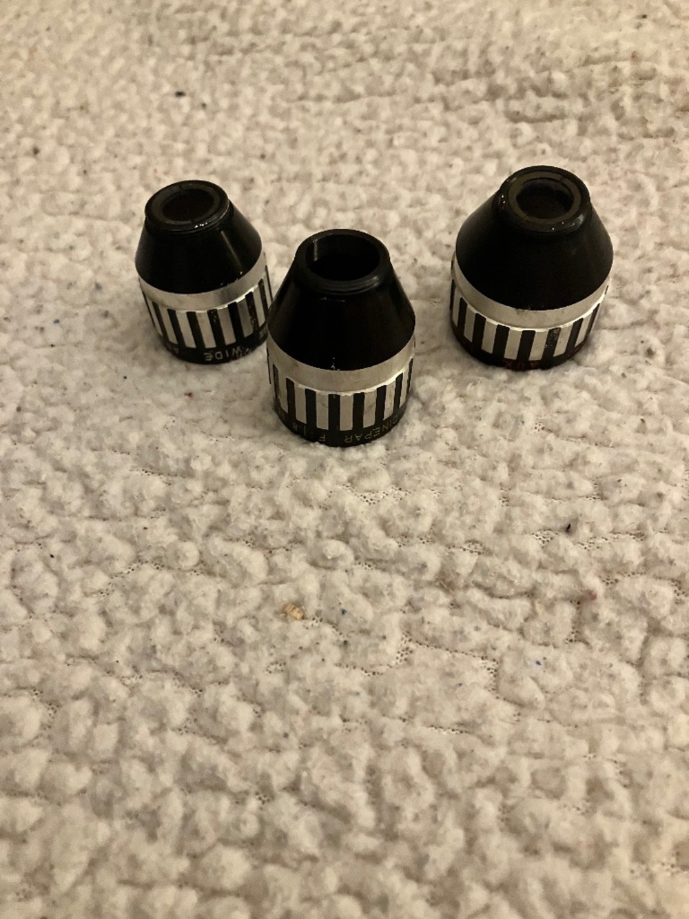 Vintage 1960s Lot of 3 Mansfield 8mm Tri Lens Auxiliary Lens Kit